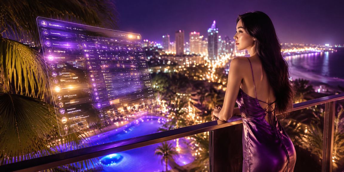 Trải nghiệm cá cược về đêm tại Mũi Né với ánh đèn neon